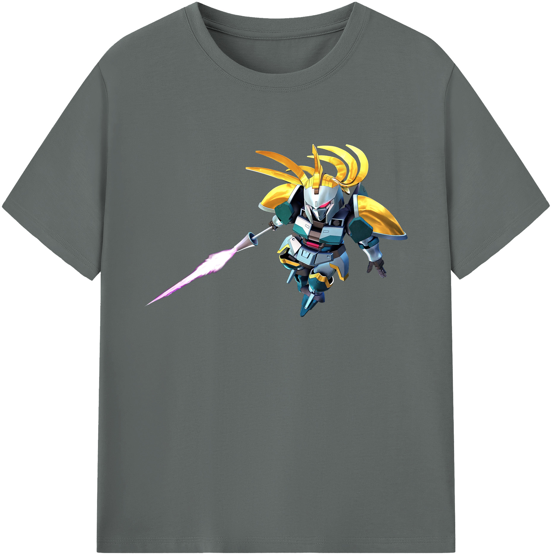 （画像用） 機動戦士ガンダム Mobile Suit Gundam 綿100％ メンズ半袖Tシャツ｜肌触りやわらか＆通気性